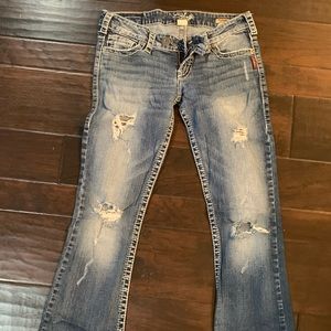 Silver Tuesday Distressed Jeans 28W/33L